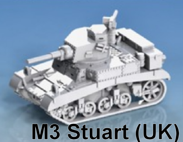 Picture of 1:87 Scale - M3 Stuart (UK) - Early