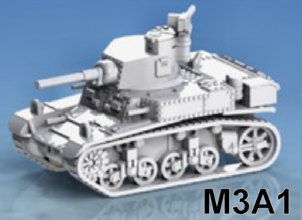 Picture of 1:87 Scale - M3A1 Stuart - Late