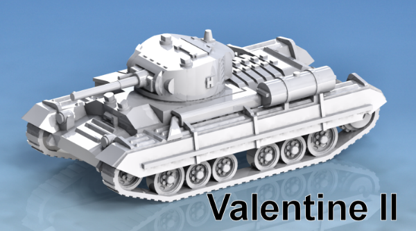 Picture of 1:72 Scale - Valentine II - Sand Shield - Fuel