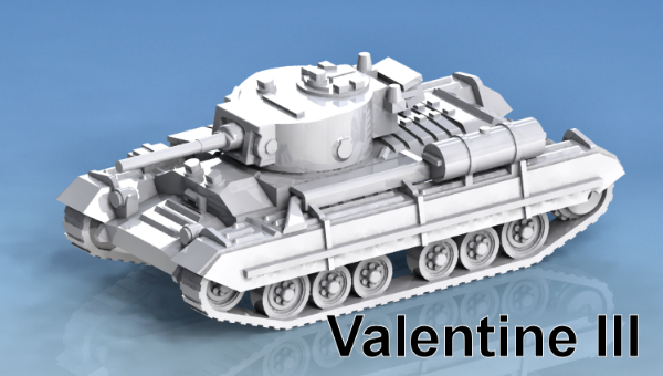 Picture of 1:72 Scale - Valentine III - Sand Shield - Fuel