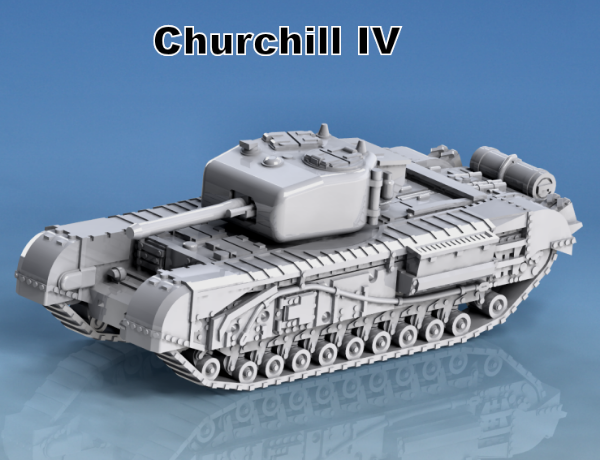 Picture of 1:100 Scale - Churchill IV - Full Guard. Applique, Fuel