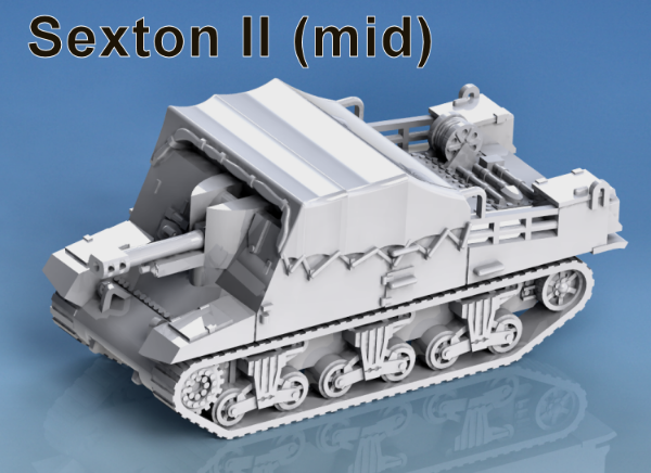 Picture of 1:87 Scale - Sexton II - Mid, Covered