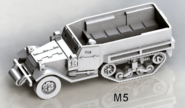 Picture of 1:100 Scale - M5 Halftrack - Roller