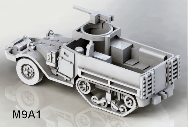 Picture of 1:72 Scale - M9A1 Halftrack
