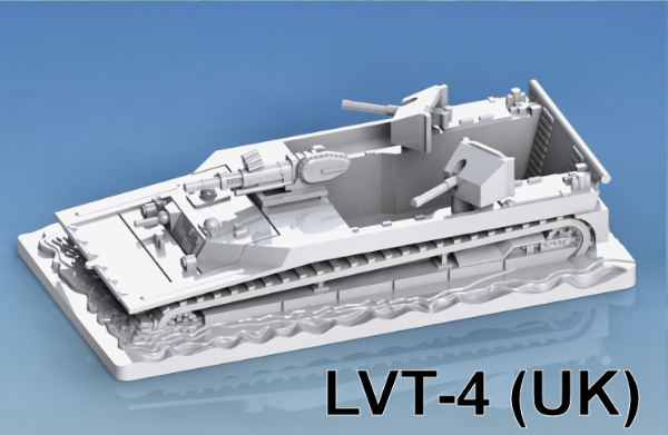 Picture of 1:72 Scale - LVT-4 With Polsten Cannon - Water Line