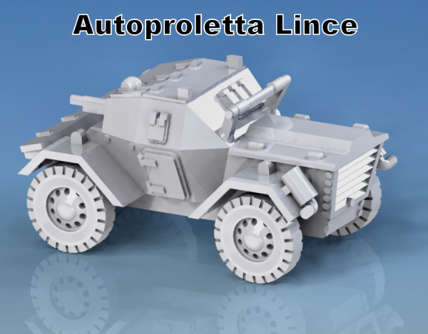 Picture of 1:100 Scale - Autoproletta Lince - No Spare Wheel