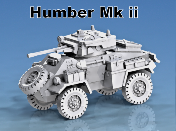 Picture of 1:87 Scale - Humber MkII Armoured Car