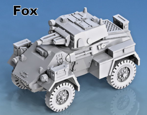 Picture of 1:72 Scale - Fox Armoured Car