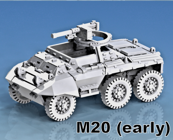 Picture of 1:72 Scale - M20 Command Car - Early - Front Guards