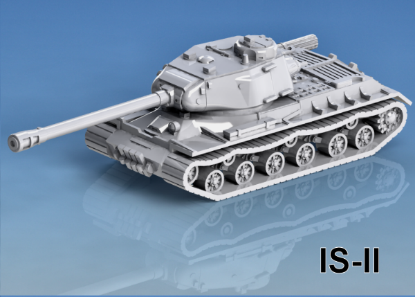 Picture of 1:72 Scale - IS-2 - Late, Log, Short Guards, With Late Rib Turret