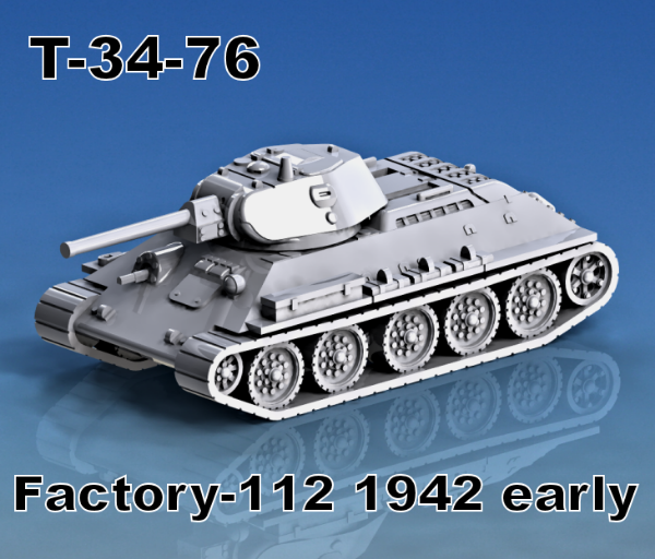 Picture of 1:72 Scale - T-34-76 Factory 112 - 1942, Early