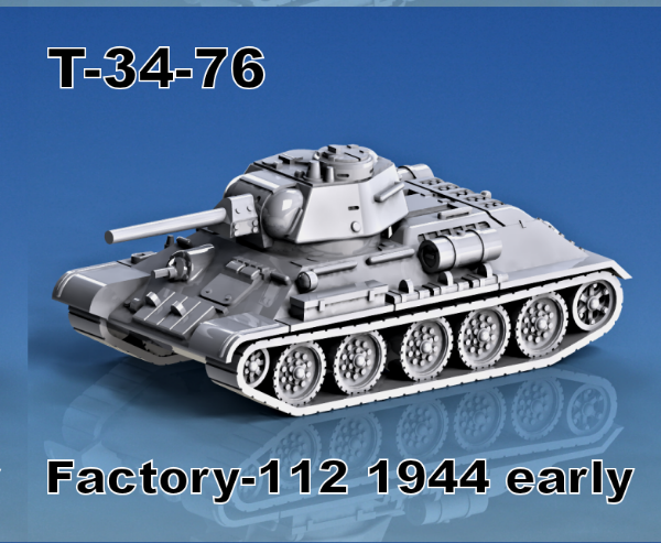 Picture of 1:87 Scale - T-34-76 Factory 112 - 1944, Early