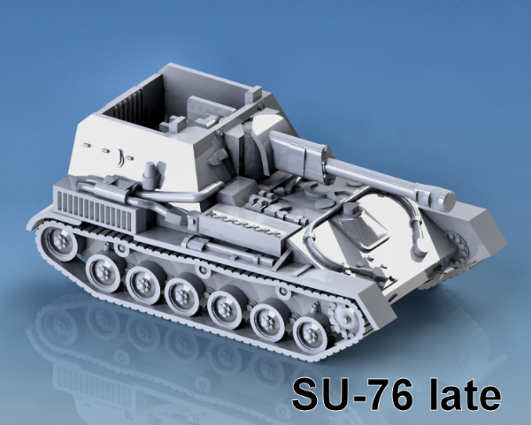 Picture of 1:100 Scale - SU-76M - Late