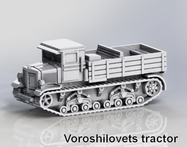 Picture of 1:100 Scale - Voroshilovets Tractor