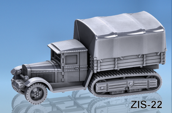 Picture of 1:100 Scale - ZIS-22 Halftrack - Closed
