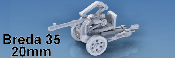 Picture of 1:87 Scale - Breda-35 20mm AA - Towed