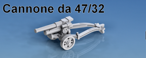 Picture of 1:87 Scale - Cannone da 47/32 - Towed