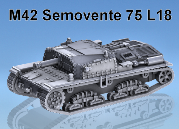 Picture of 1:100 Scale - M42 Semovente 75 L18 - No Strap
