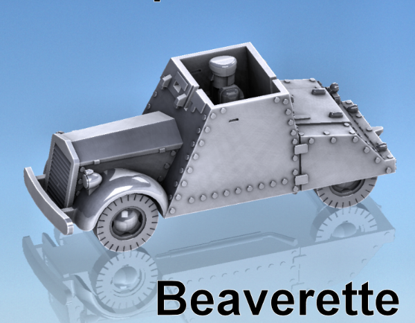 Picture of 1:100 Scale - Beaverette MK2 - Crewed