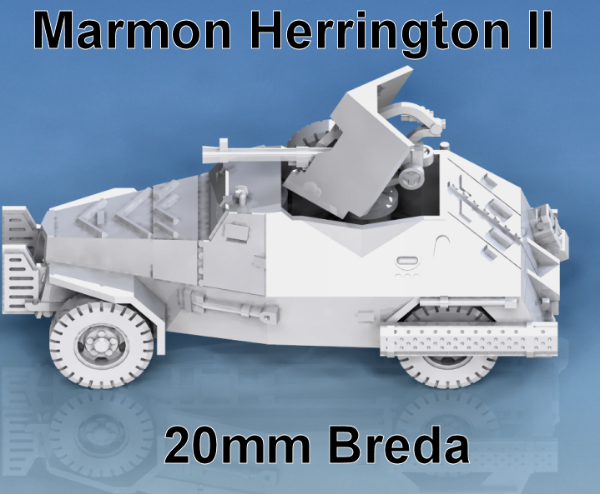 Picture of 1:72 Scale - Marmon Herrington Armoured Car MKII Welded - Early, 20mm, Radiator Open