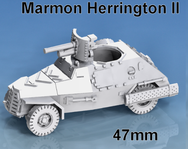 Picture of 1:100 Scale - Marmon Herrington Armoured Car MKII Welded - 47mm