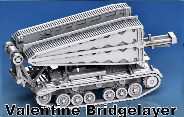 Picture of 1:72 Scale - Valentine III Bridge Layer Folded - Complete
