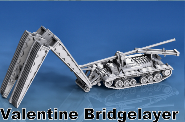 Picture of 1:72 Scale - Valentine III Bridge Layer Unfolded - Complete