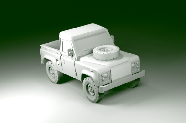 Picture of 1:100 Scale - Land Rover 90 Truck Cab Open Civilian