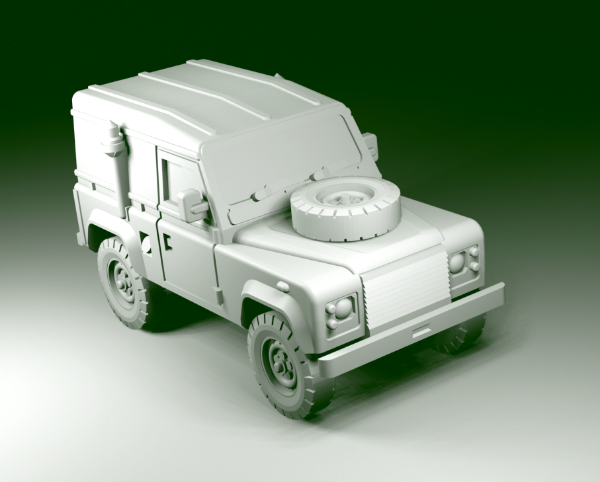 Picture of 1:100 Scale - Land Rover 90 TUL Hardtop FFR Late