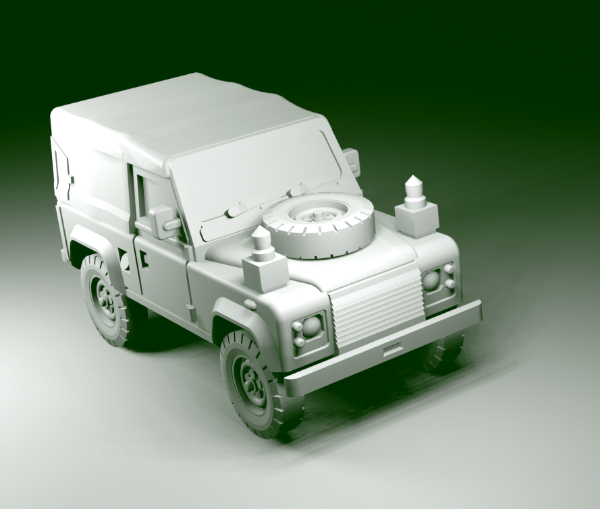 Picture of 1:72 Scale - Land Rover 90 TUL Soft Top FFR Early