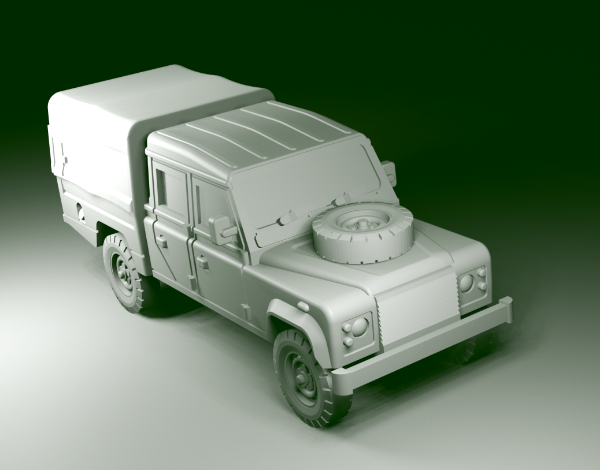 Picture of 1:87 Scale - Land Rover 127 Crew Cab Closed Civilian