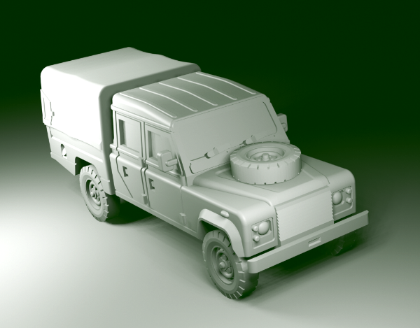 Picture of 1:87 Scale - Land Rover 127 Crew Cab Closed