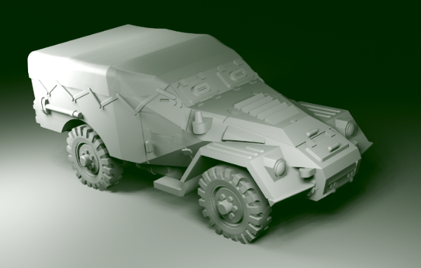 Picture of 1:100 Scale - BTR40 - Early - Closed - No Spare