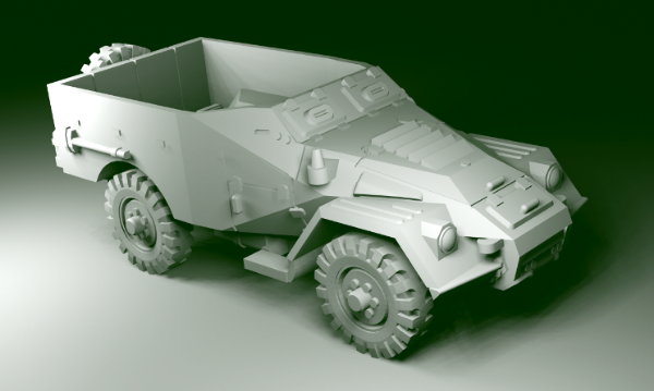 Picture of 1:87 Scale - BTR40 - Early - Spare