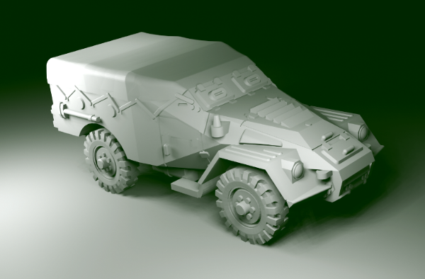 Picture of 1:100 Scale - BTR40 - Late - Closed - Spare