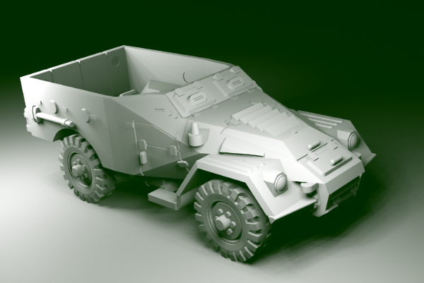 Picture of 1:72 Scale - BTR40 - Late - No Spare