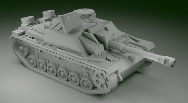 Picture of 1:87 Scale - Stug IIIG - Early - MG Shield