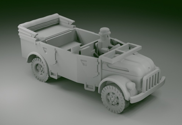 Picture of 1:72 Scale - Steyr 1500 - Driver - Window Down