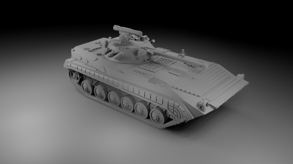 Picture of 1:72 Scale - BMP2 - Old Skirts - With Missile Turret