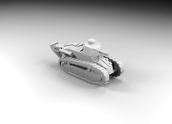 Picture of 1:144 Scale - Renault FT 17 - Tail - MG Turret