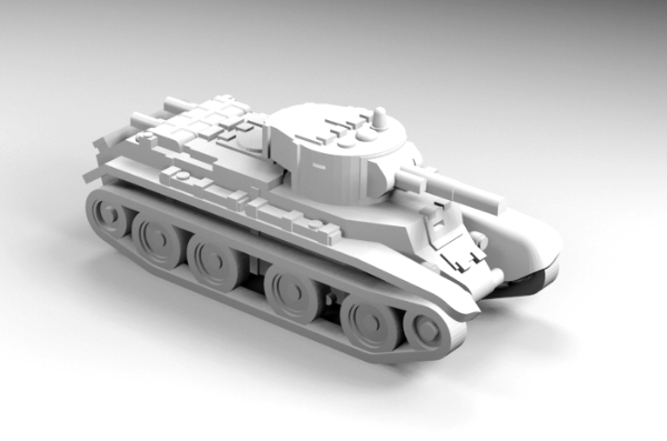 Picture of 1:200 Scale - BT-7 - 1937 - With BT7 1936 Turret