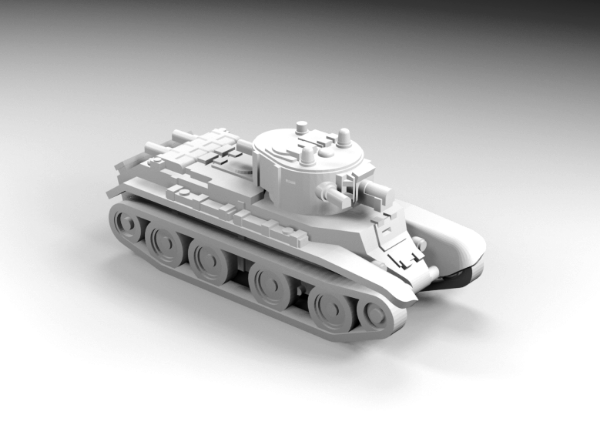 Picture of 1:144 Scale - BT-7 - 1937 - With BT-7A Turret