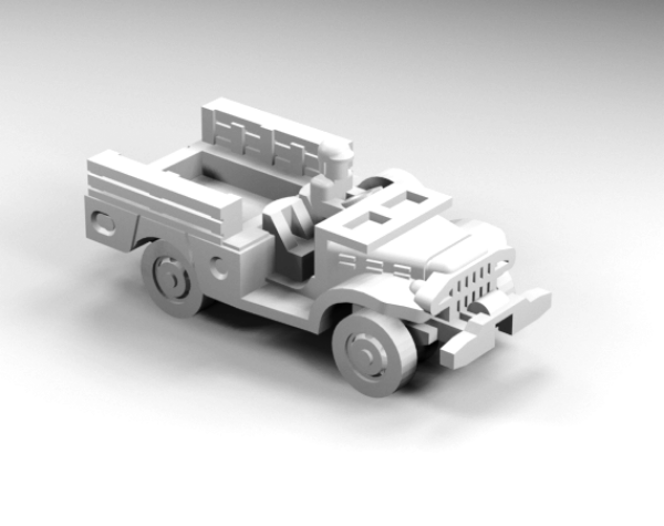 Picture of 1:200 Scale - Dodge WC52 - Open - Window Down