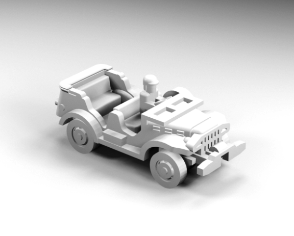 Picture of 1:200 Scale - Dodge WC 57 - Open - Window Down