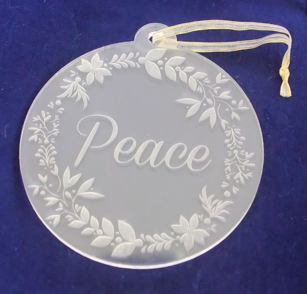Picture of Christmas Decoration - Circle With Peace
