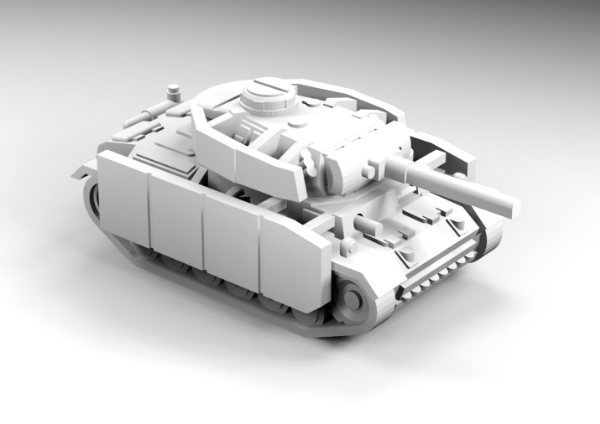 Picture of 1:200 Scale - Panzer III-M - Schurzen