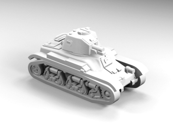 Picture of 1:200 Scale - Renault R35 - With Renault R35 German Turret
