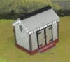 Picture of 1:72 Scale - Storage Shed - Corrugated Iron - Brick Base