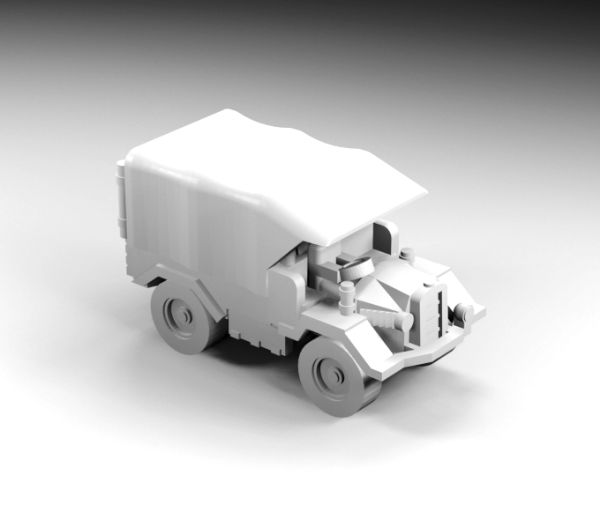 Picture of 1:200 Scale - Morris C8 AT Tractor - Closed
