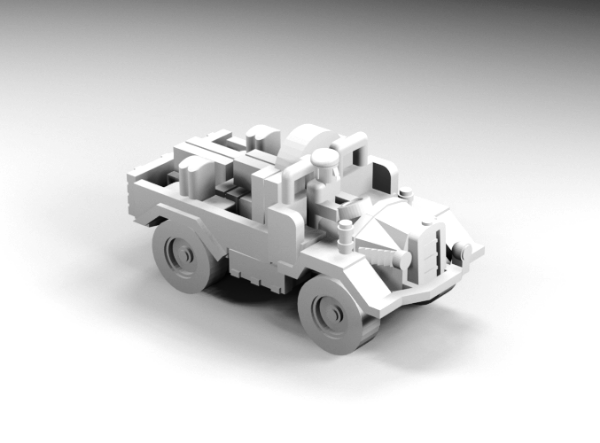 Picture of 1:144 Scale - Morris C8 AT Tractor - Open
